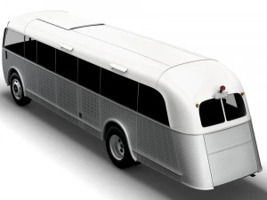 Generic Old Bus 3D Model