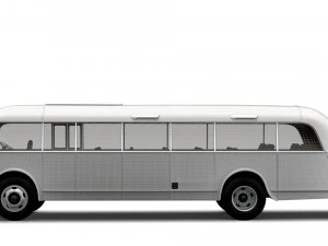 Generic Old Bus 3D Model
