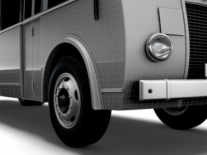 Generic Old Bus 3D 모델
