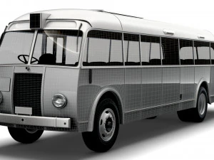 Generic Old Bus 3D Model