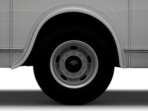 Generic Old Bus 3D 모델