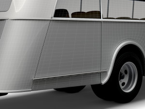 Generic Old Bus 3D 모델