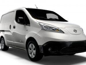 Nissan E NV200 Van 2022 3D 모델