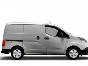 Nissan E NV200 Van 2022 3D 모델