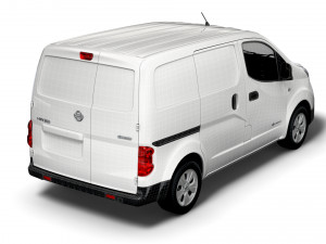 Nissan E NV200 Van 2022 3D 모델