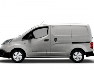 Nissan E NV200 Van 2022 3D 모델