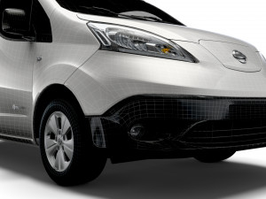 Nissan E NV200 Van 2022 3D 모델