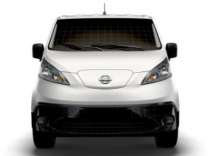 Nissan E NV200 Van 2022 3D 모델