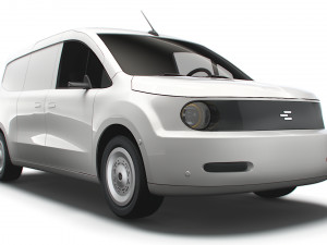 Generic EV Small Van LWB 2023 3D Model