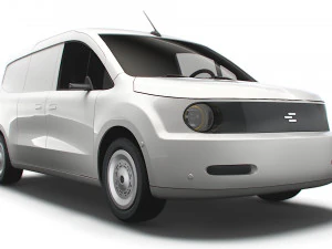 Carrinha EV Pequena Genérica LWB 2023 Modelo 3D