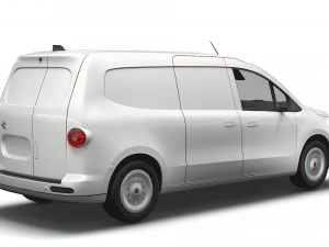Generic EV Small Van LWB 2023 3D Model