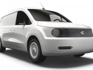 Generic EV Small Van LWB 2023 3D Model