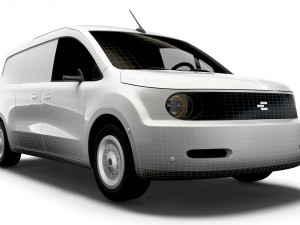 Generic EV Small Van LWB 2023 3D 模型