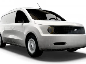 Generic EV Small Van LWB 2023 3D Model