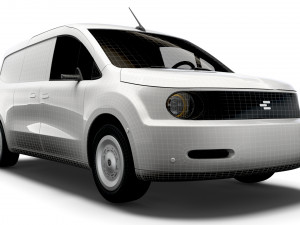 Generic EV Small Van LWB 2023 3D 模型