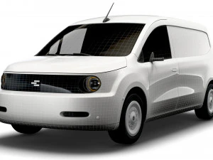 Generic EV Small Van LWB 2023 3D Model