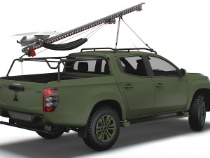 Mitsubishi L200 RAM II UAV 2023 Model 3D