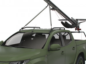 Mitsubishi L200 RAM II UAV 2023 Model 3D