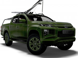 Mitsubishi L200 RAM II UAV 2023 Model 3D