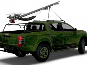 Mitsubishi L200 RAM II UAV 2023 Model 3D