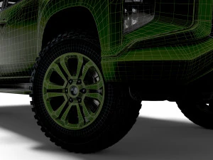 Mitsubishi L200 RAM II UAV 2023 Model 3D