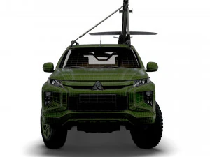 Mitsubishi L200 RAM II UAV 2023 Model 3D