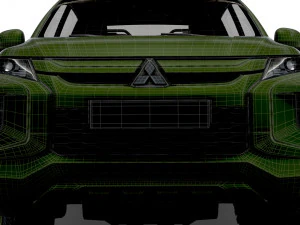 Mitsubishi L200 RAM II UAV 2023 Model 3D