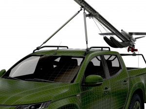 Mitsubishi L200 RAM II UAV 2023 Model 3D