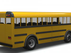 一般的なスクールバス 3Dモデル