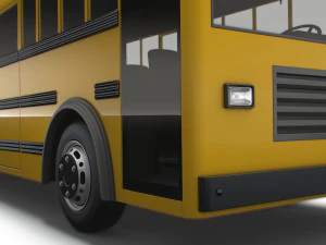 一般的なスクールバス 3Dモデル