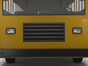 一般的なスクールバス 3Dモデル