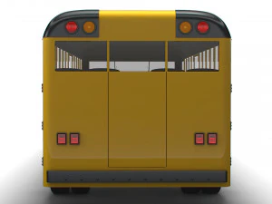 一般的なスクールバス 3Dモデル