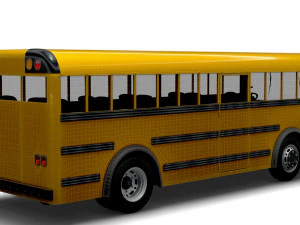 一般的なスクールバス 3Dモデル