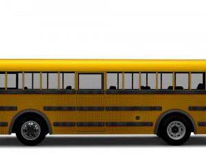 一般的なスクールバス 3Dモデル