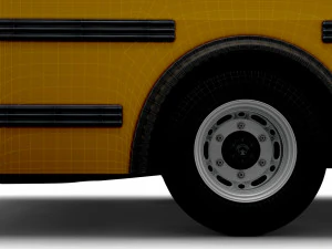 一般的なスクールバス 3Dモデル