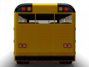 一般的なスクールバス 3Dモデル