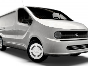 Generic EV Mid Van LWB 2023 3D मॉडल