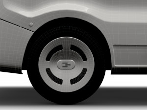 Generic EV Mid Van LWB 2023 3D मॉडल