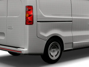 Van EV Mid Gen&eacute;rico LWB 2023 Modelo 3D