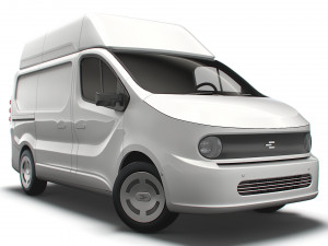 Generic EV Mid Van L1H2 2023 3D Model