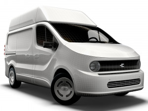 Generic EV Mid Van L1H2 2023 3D Модель