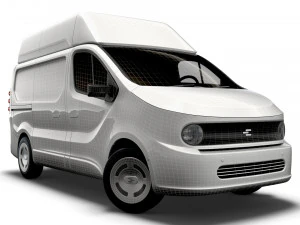 Generic EV Mid Van L1H2 2023 3D Model