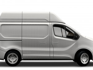 Generic EV Mid Van L1H2 2023 3D Модель