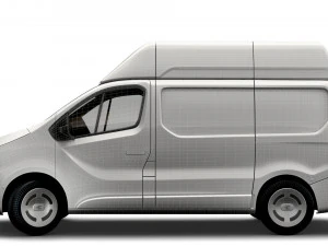 Generic EV Mid Van L1H2 2023 3D Model