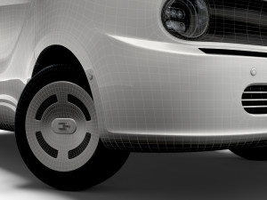 Generic EV Mid Van L1H2 2023 3D Модель