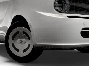 Generic EV Mid Van L1H2 2023 3D Model