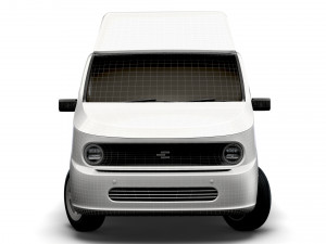 Generic EV Mid Van L1H2 2023 3D Модель