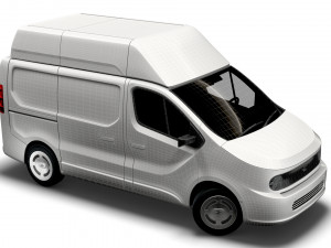 Generic EV Mid Van L1H2 2023 3D Модель