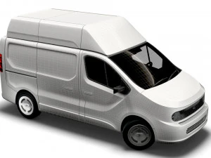 Generic EV Mid Van L1H2 2023 3D Model