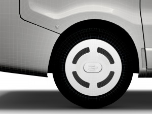 Generic EV Mid Van L1H2 2023 3D Модель